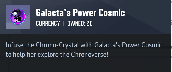 Galacta's Power Cosmic