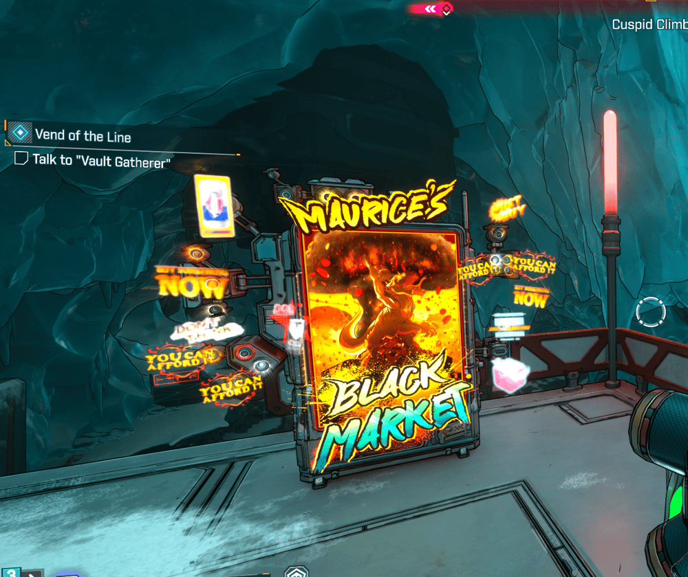 maurice's black market vendor