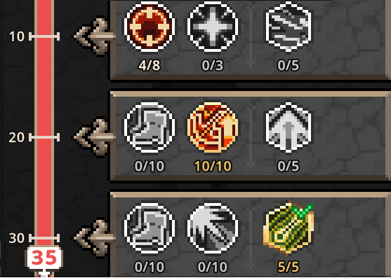 task bar hero ranger lvl 35 build