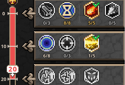 task bar hero sorcerer build lvl 20