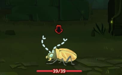 monsters act 1 overgrowth shrinker beetle