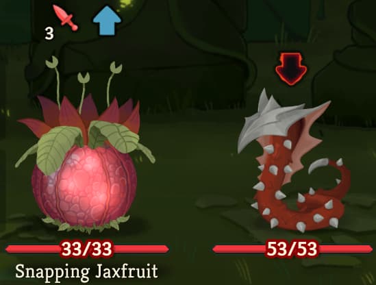 monsters act 1 overgrowth nibbit snapping jaxfruit slithering strangler