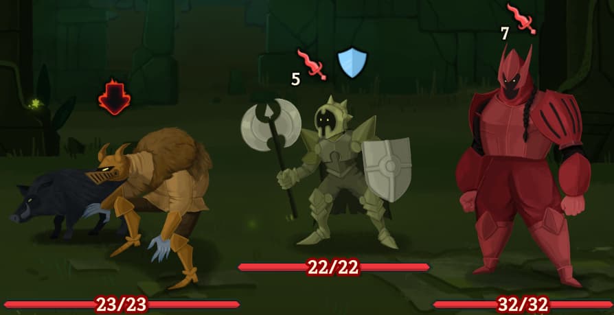 monsters act 1 overgrowth raider trio axe