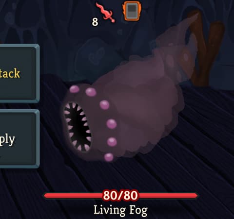 monsters act 1 underdocks living fog