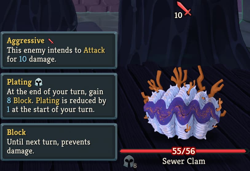 monsters act 1 underdocks sewer clam