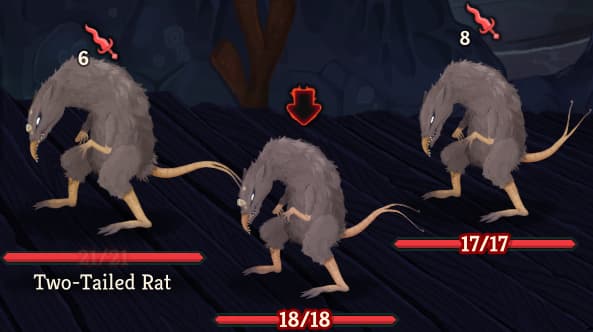 monsters act 1 underdocks two-tailed rats