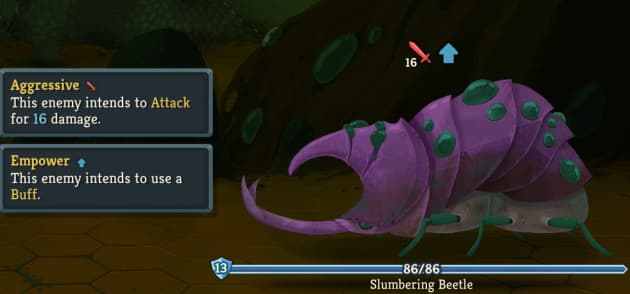 monsters act 2 slumbering beetle