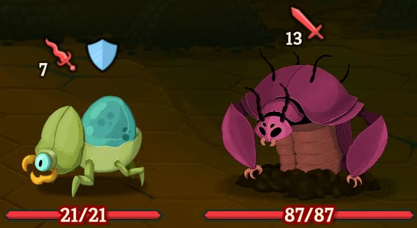 monsters act 2 bowlbug egg + tunneler
