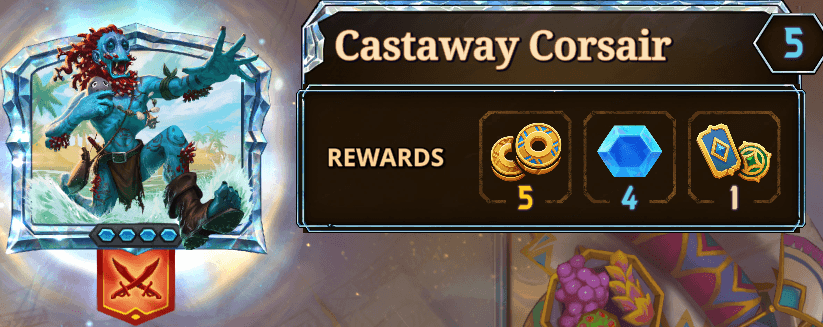 castaway corsair lv 5