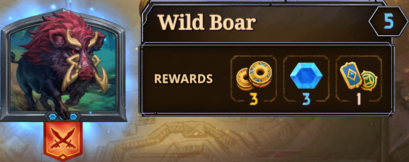 bazaar wild boar lv5