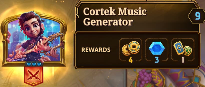 cortek music generator lv 9