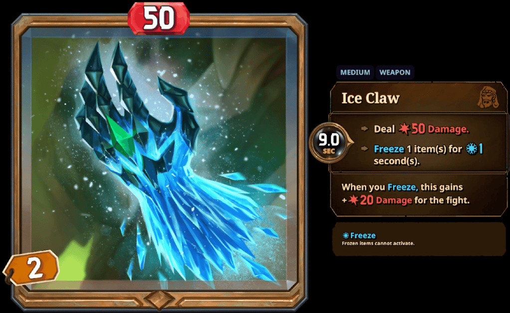the bazaar ice claw