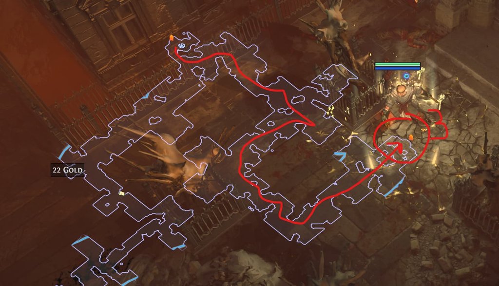 POE1 Torched Courts Location