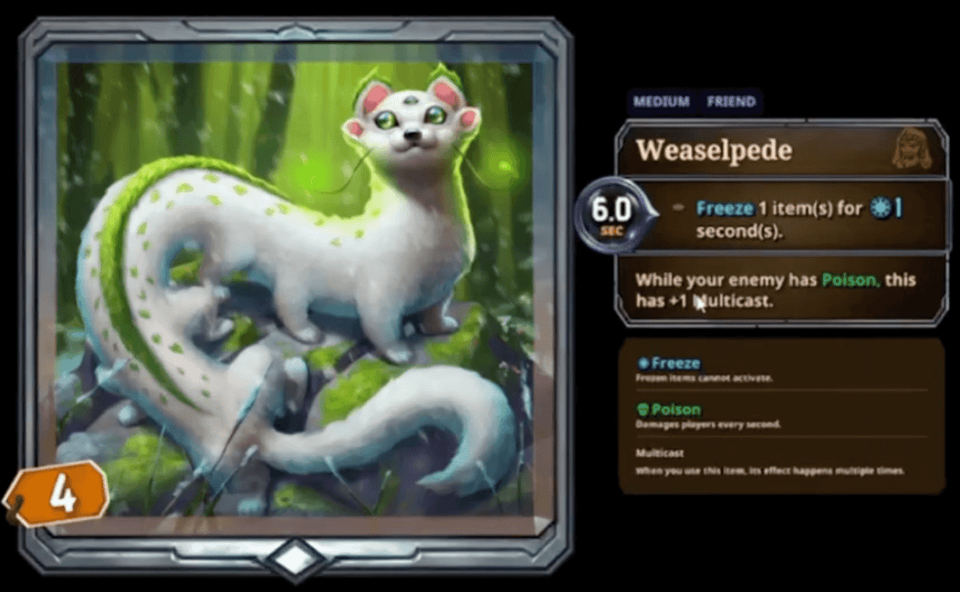 the bazaar weaselpede