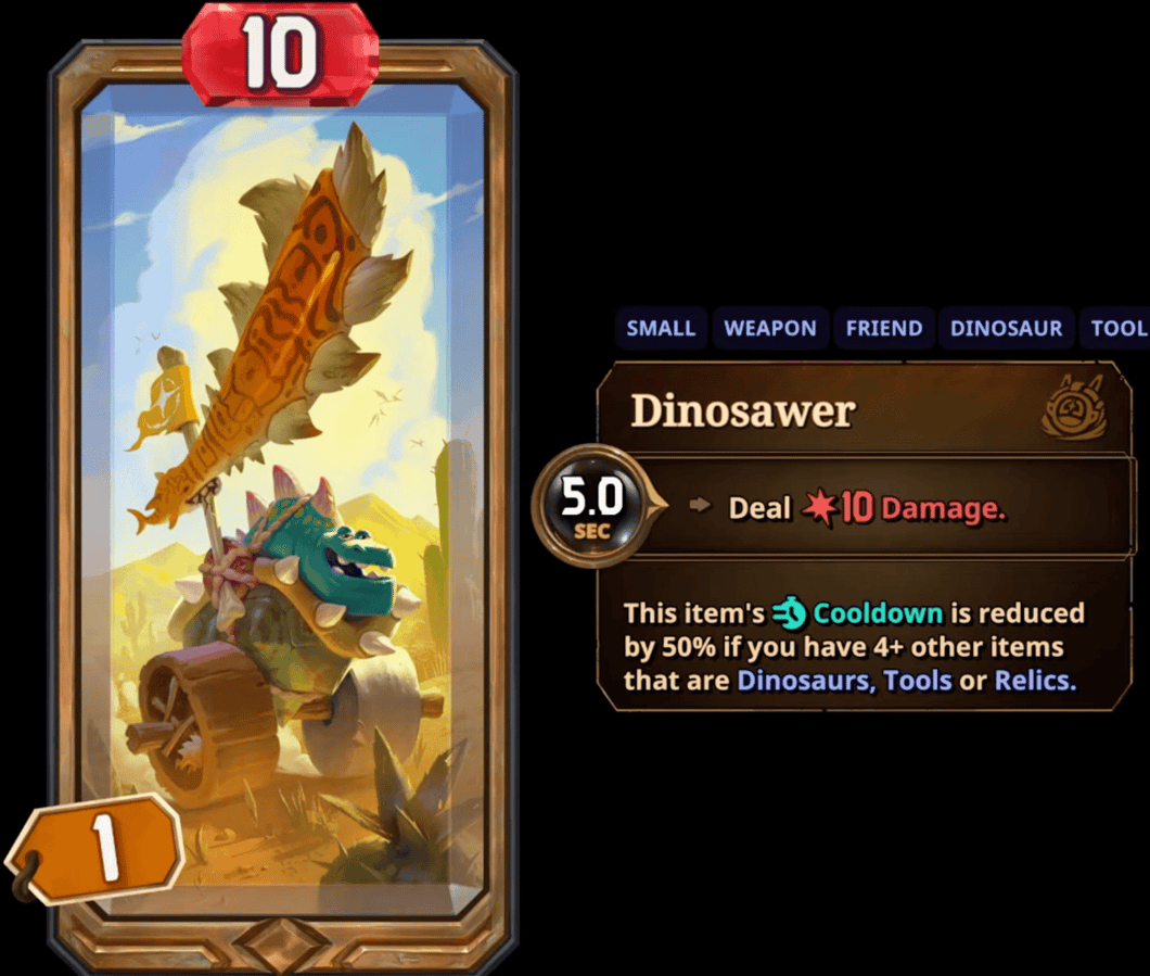dinosawer reveal