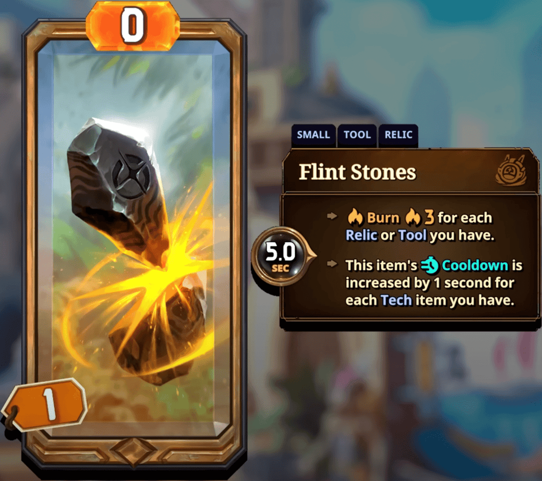 flint stones reveal