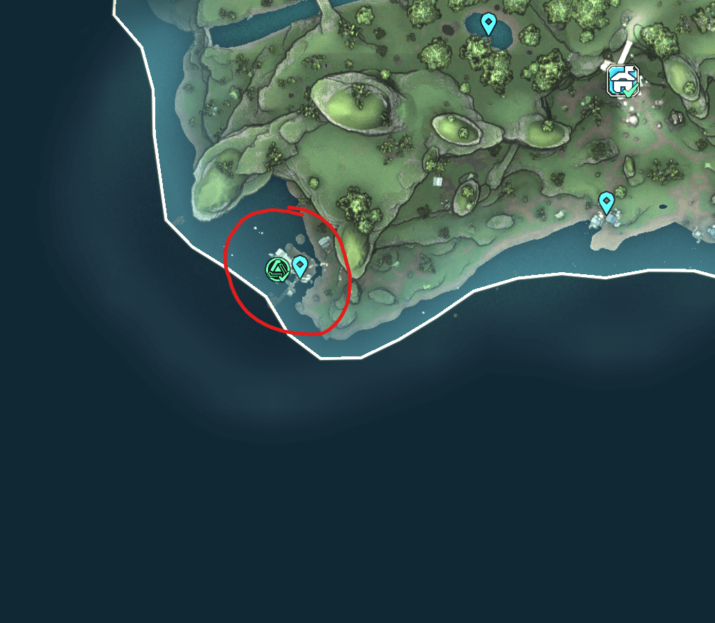 The Coastal Bonescape Map