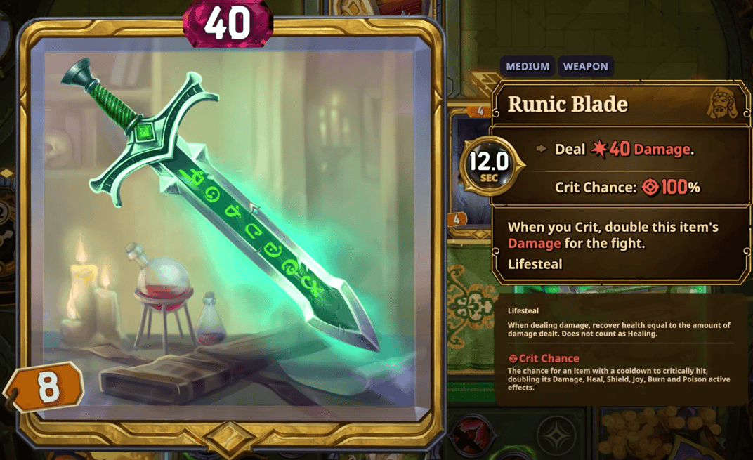 the bazaar runic blade