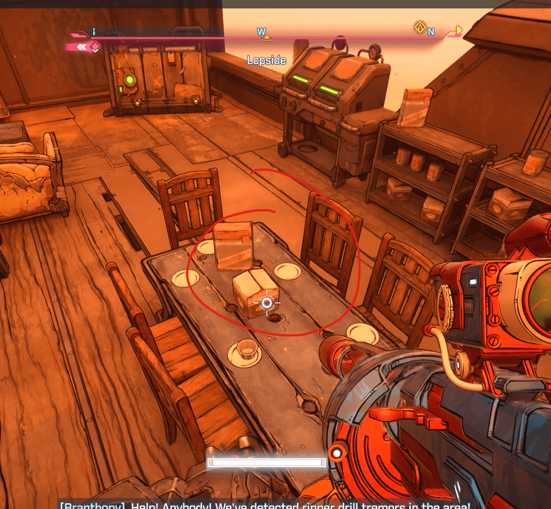 Lopside key fragment