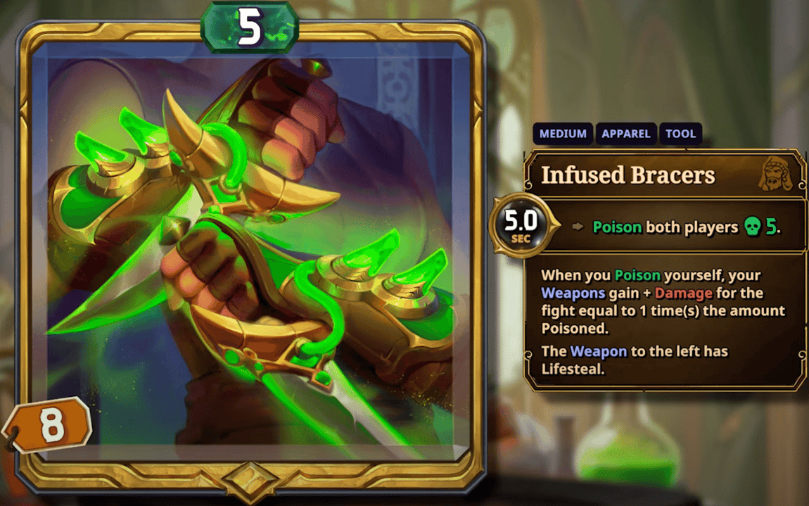 infused bracers reveal