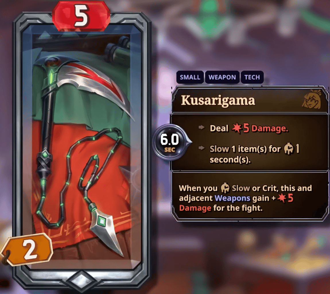 kusarigama reveal