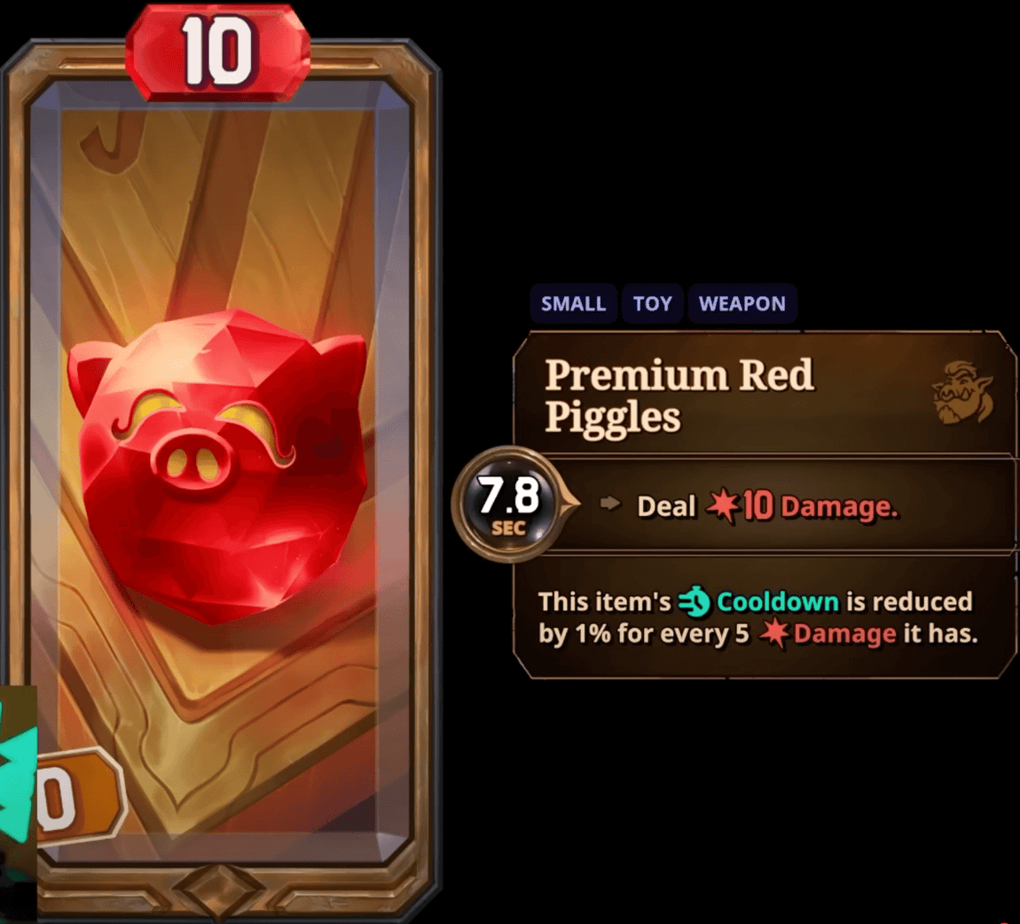 premium red piggles reveal