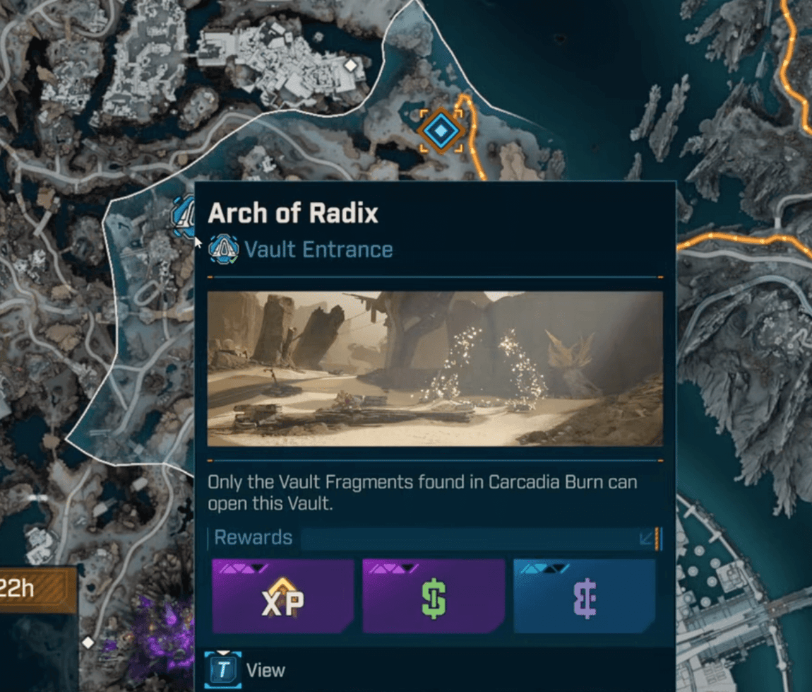 borderlands 4 arch of radix location