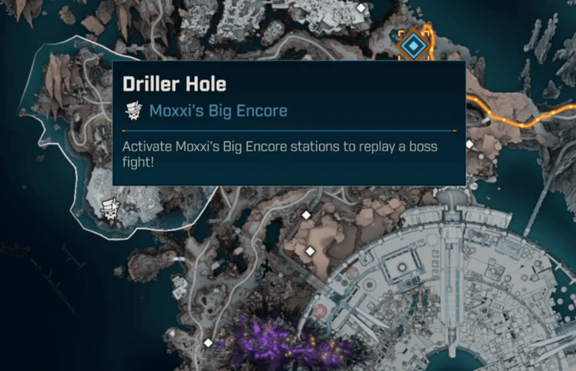 borderlands 4 driller hole location
