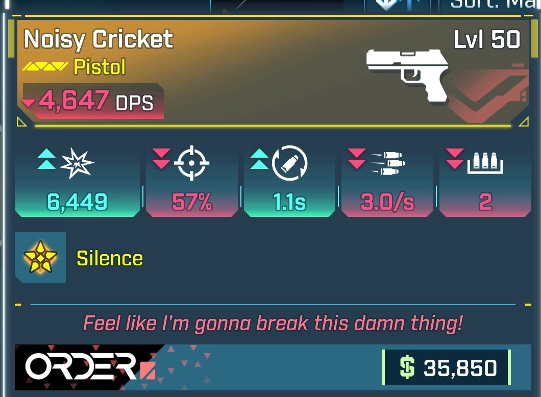 borderlands 4 noisy cricket pistol