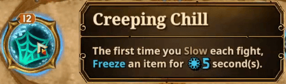 creeping chill skill