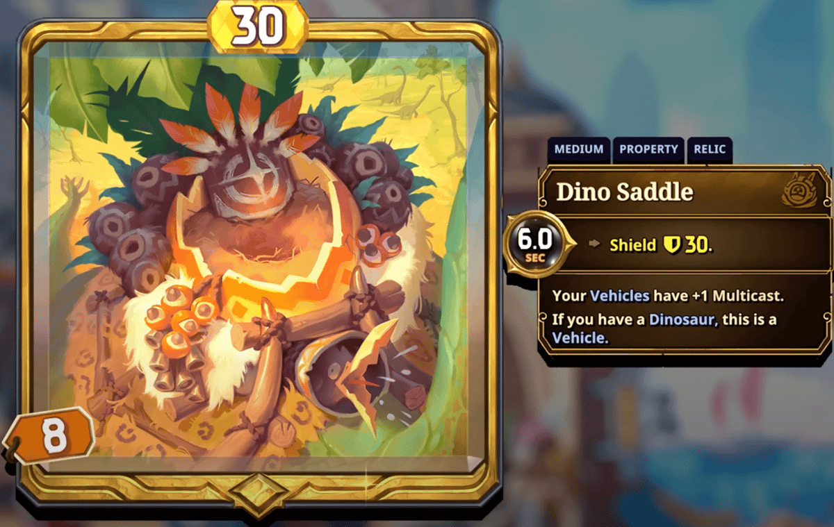 dino saddle reveal
