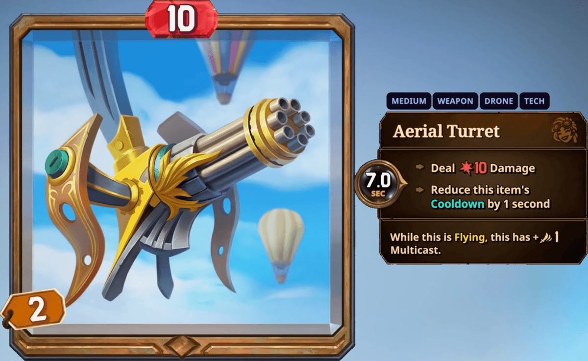 the bazaar aerial turret reveal