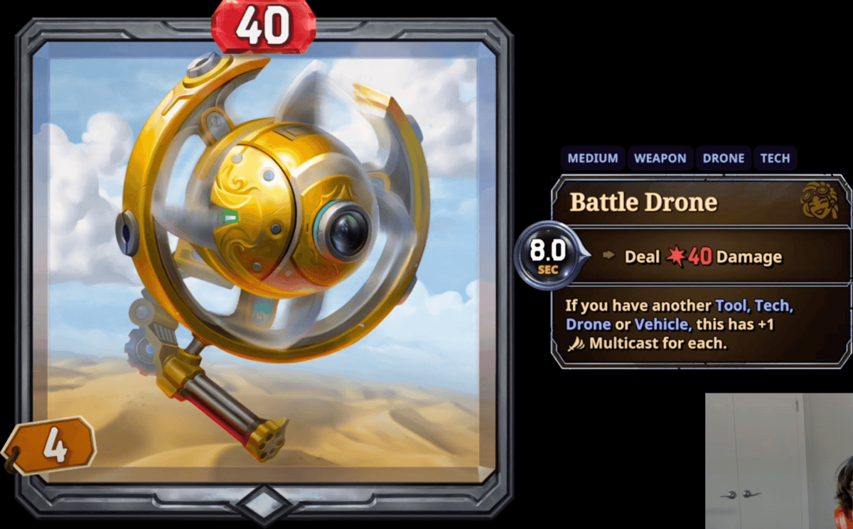 the bazaar battle drone reveal