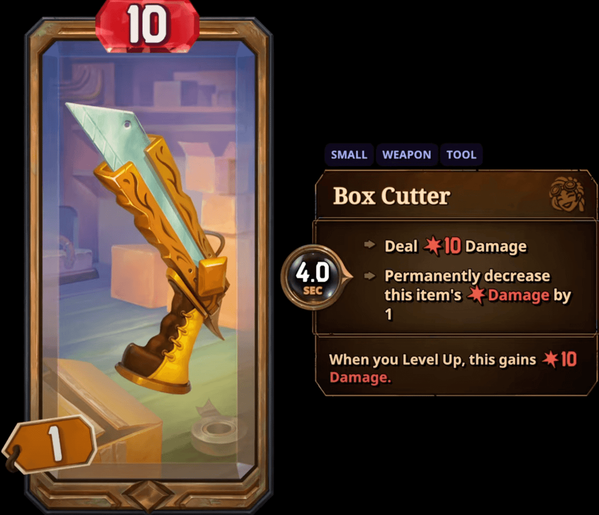 the bazaar box cutter reveal