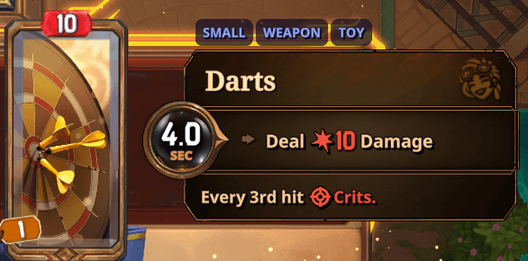the bazaar darts reveal