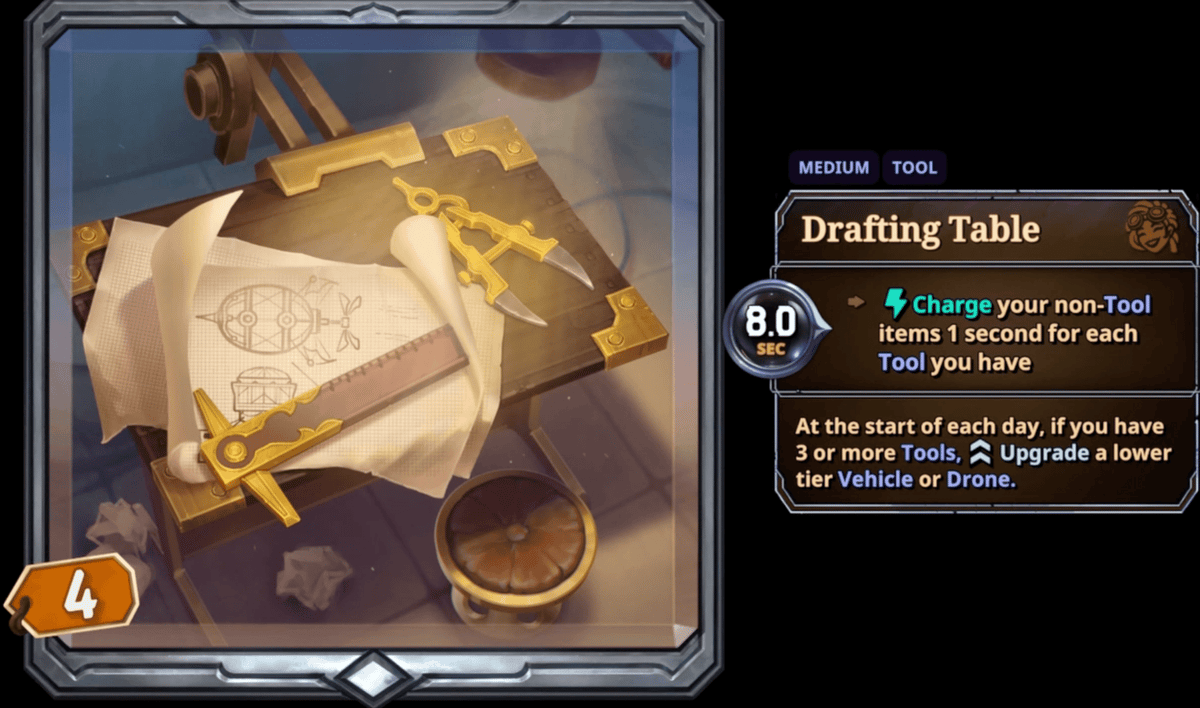 the bazaar drafting table reveal