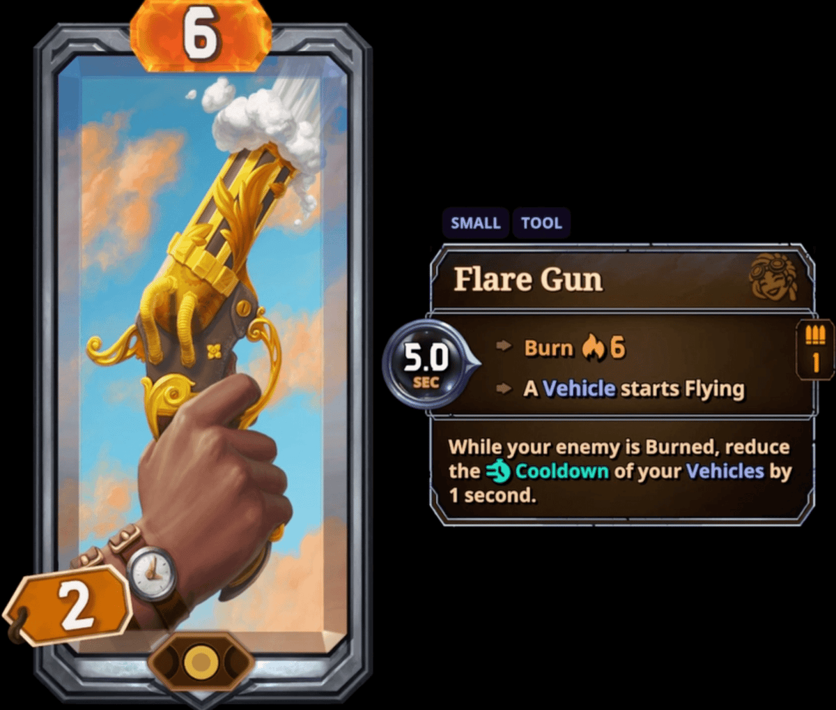 the bazaar flare gun reveal