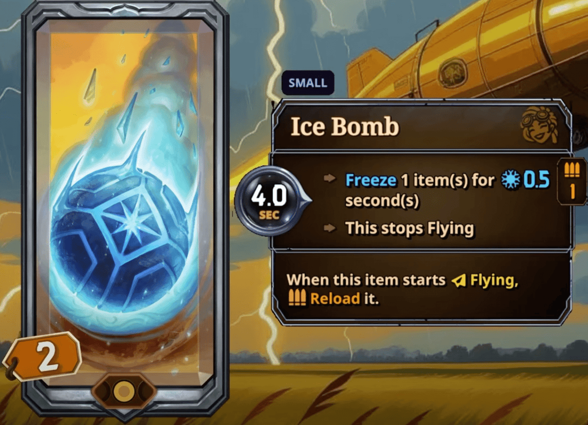 the bazaar ice bomb reveal