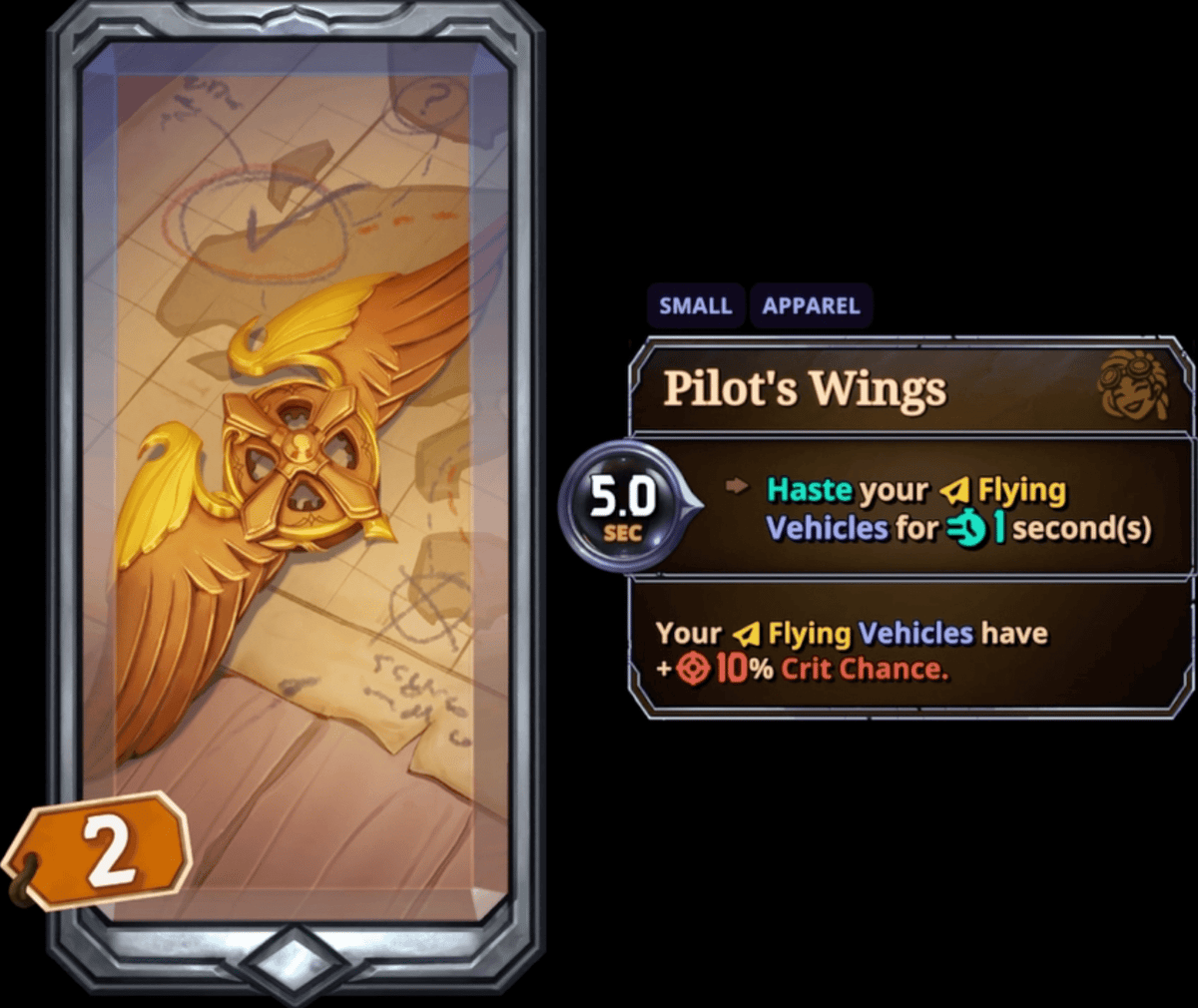 the bazaar pilot's wings reveal