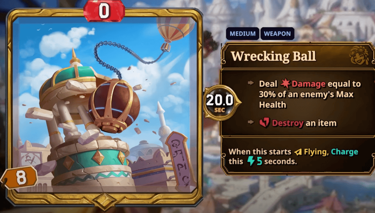 the bazaar wrecking ball reveal