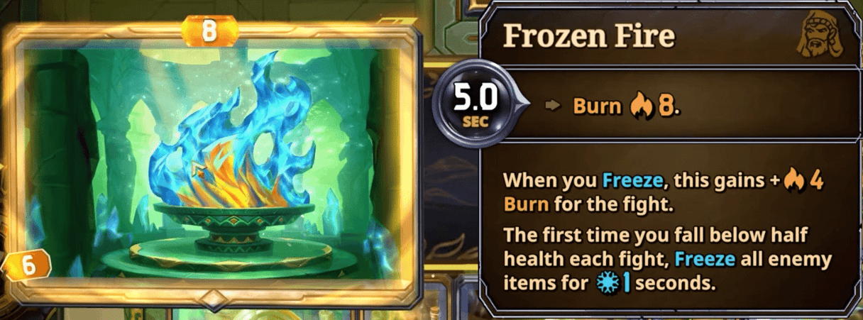 the bazaar frozen fire