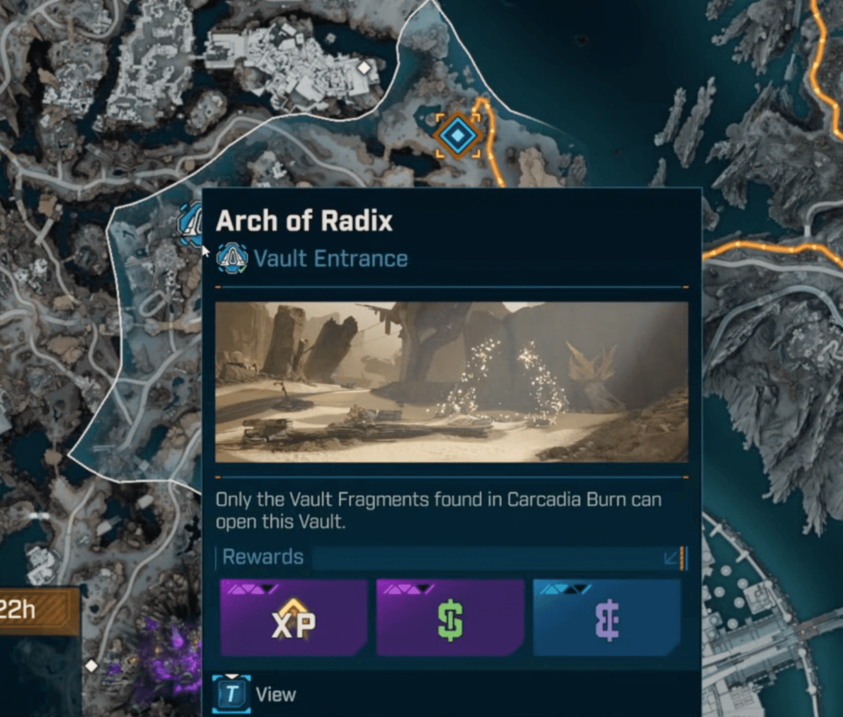 borderlands 4 arch of radix location