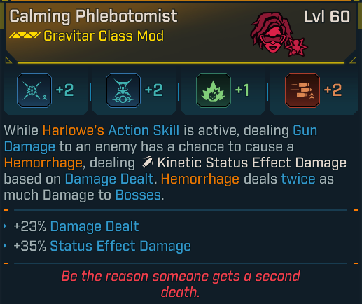 borderlands 4 phlebotomist class mod