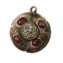 Crimson Amber Medallion