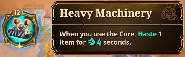 heavy machinery skill