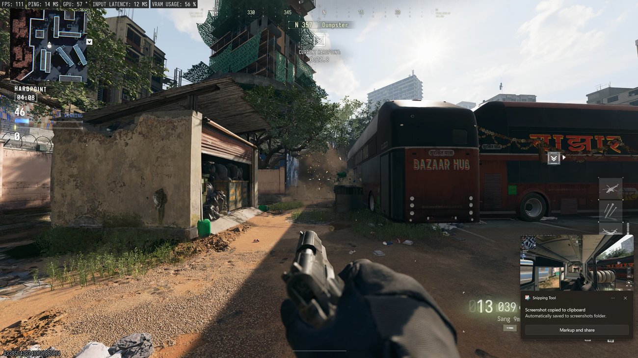 Nade landing