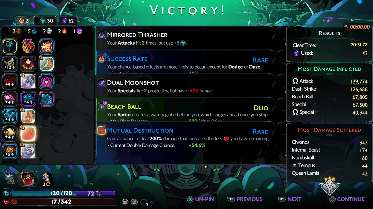 Victory Screen