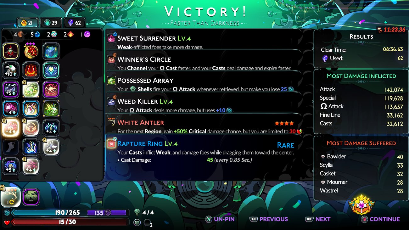 62 Fear Victory Screen