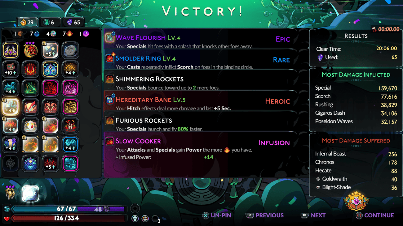 Victory Screen