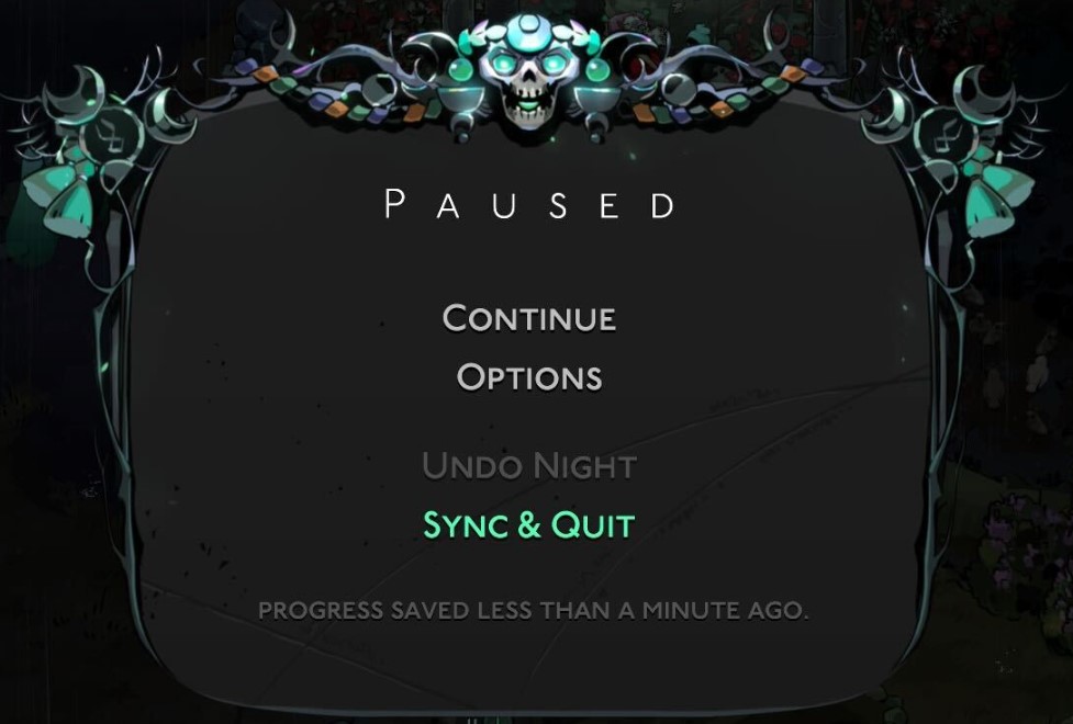 sync and quit